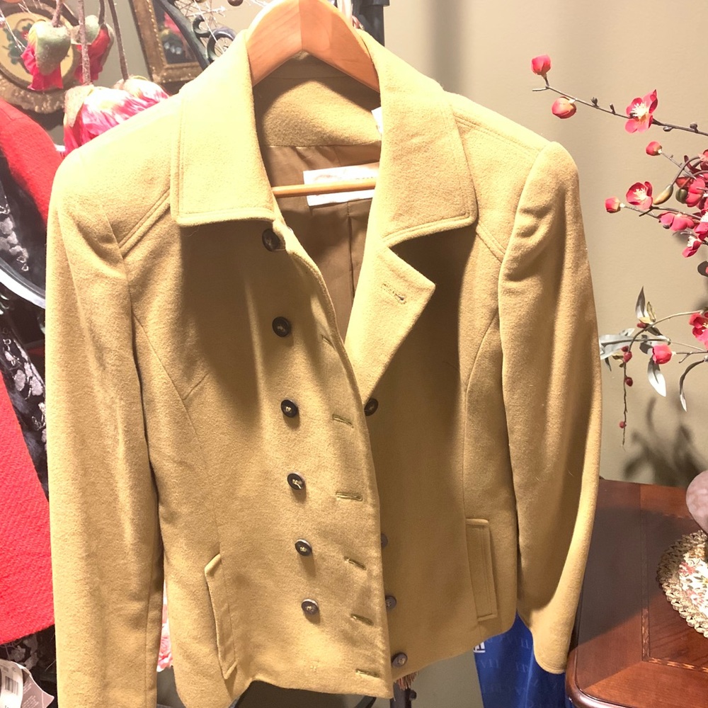 New Authentic Dana Buchman Peacoat